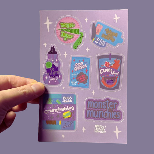Monster Munchies Sticker Sheet