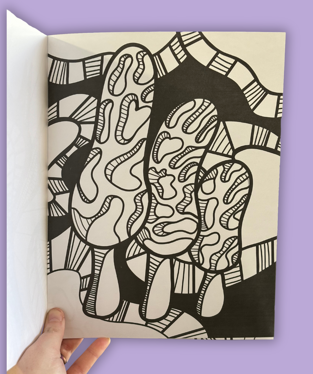 Weird + Natural: color your own surrealist mushrooms, coral, carnivorous plants, + more | Coloring Book