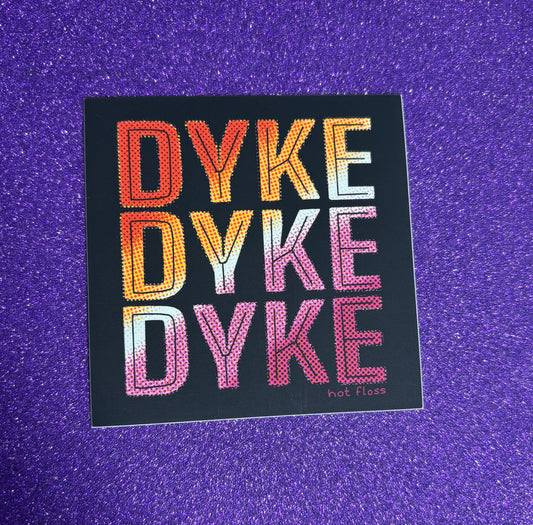 Dyke Vinyl Sticker