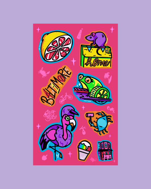 Baltimore Sticker Sheet
