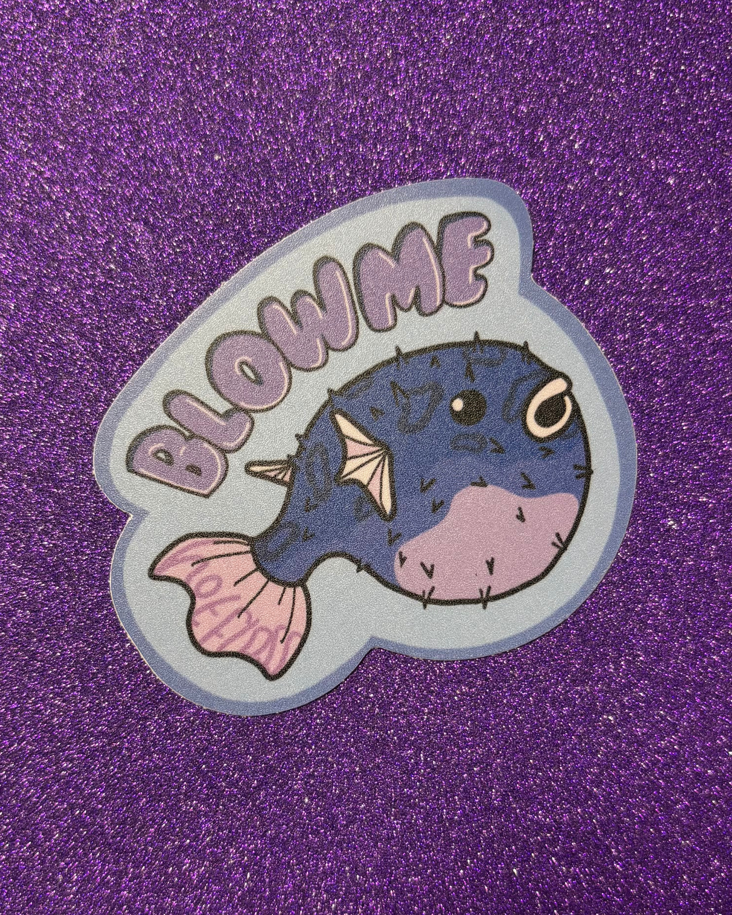 Blow Me Matte Sticker