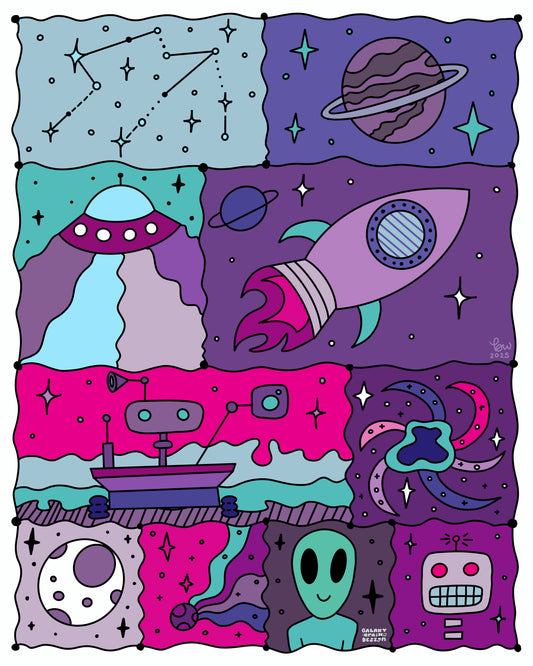 Outer Space Print