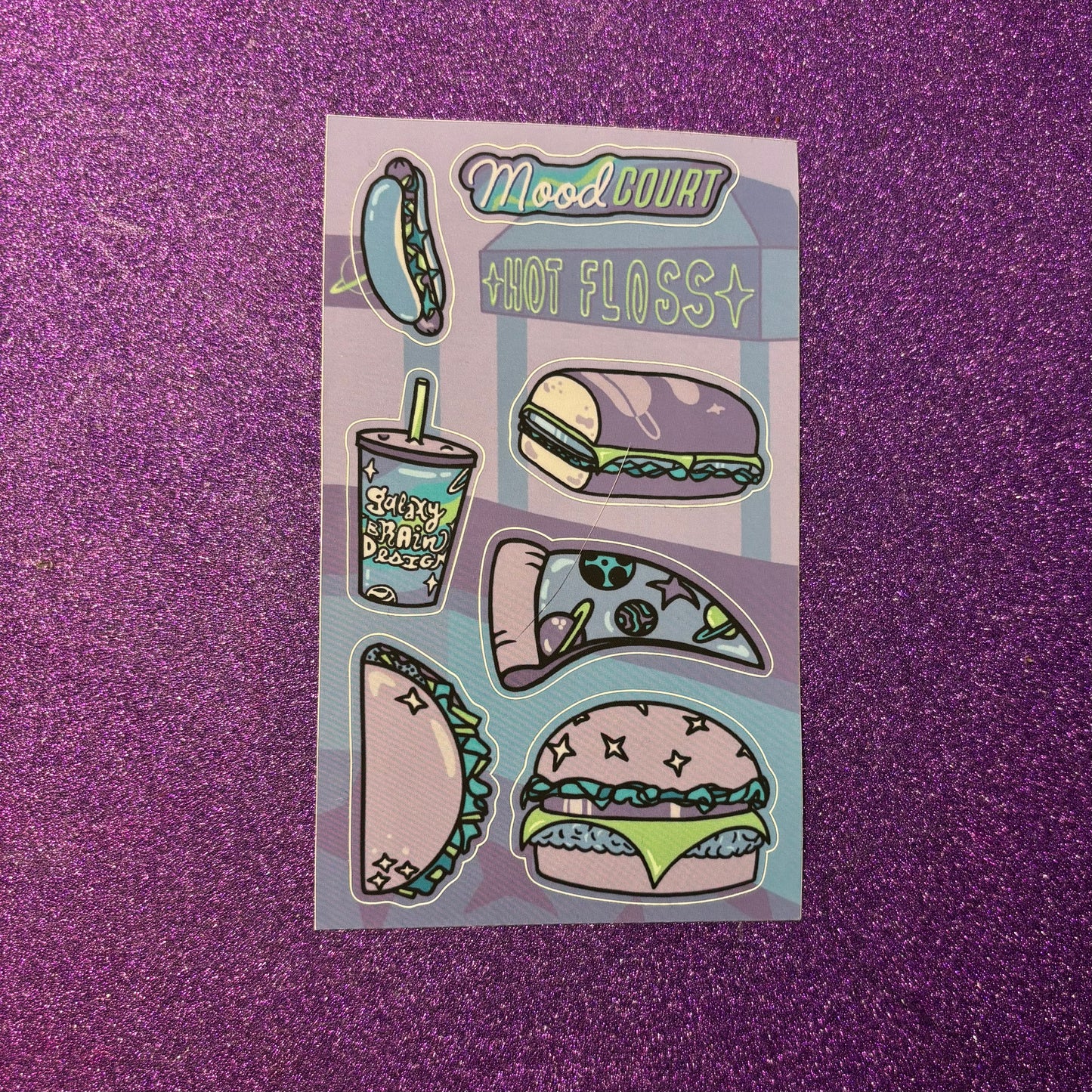Mood Court Mini Sticker Sheet