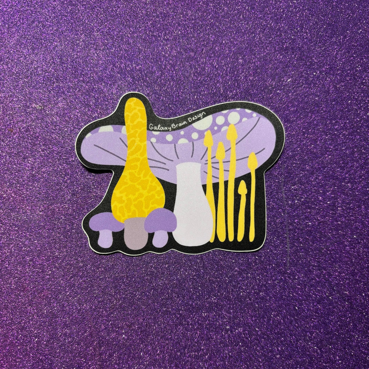 Enby Mushies Sticker