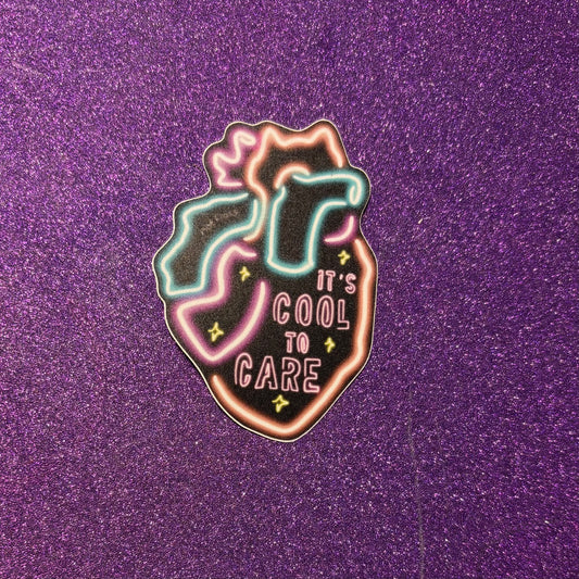 Cool To Care Sticker