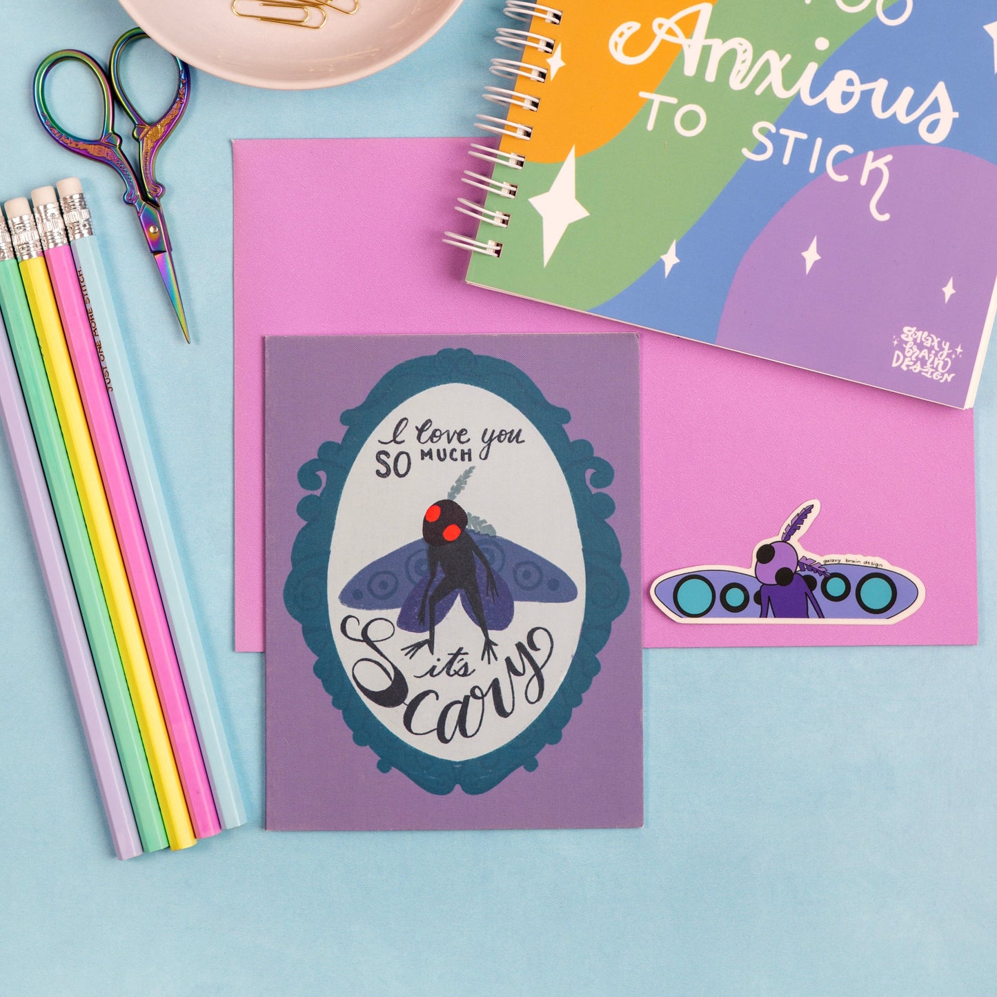 ILY from Mothman Greeting Card