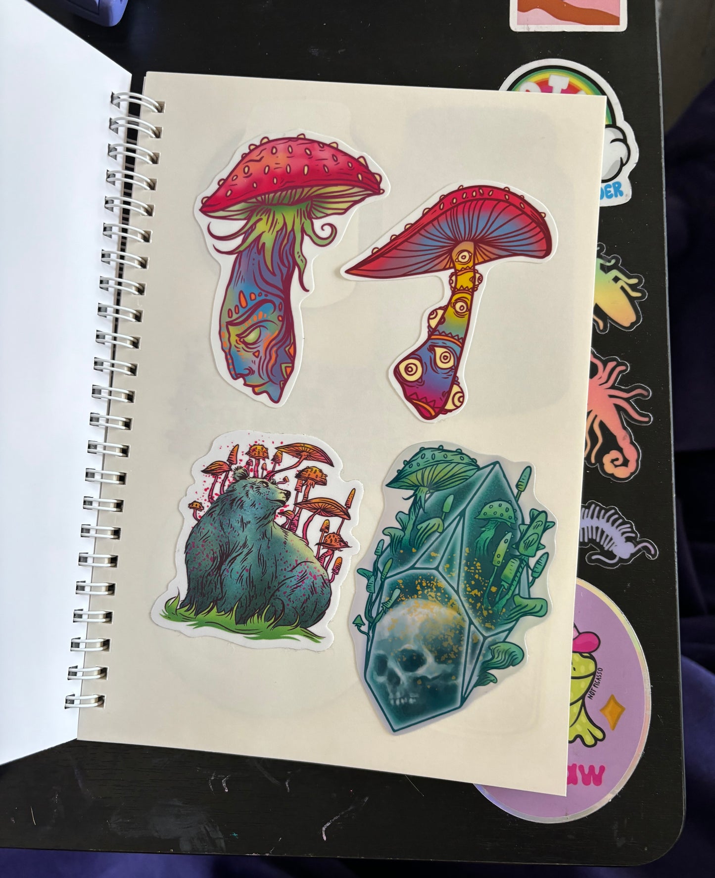 Stickers I'm too Anxious to Stick Reusable Sticker Book