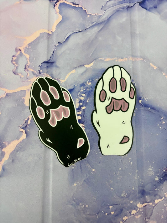Frog Legs Matte Sticker