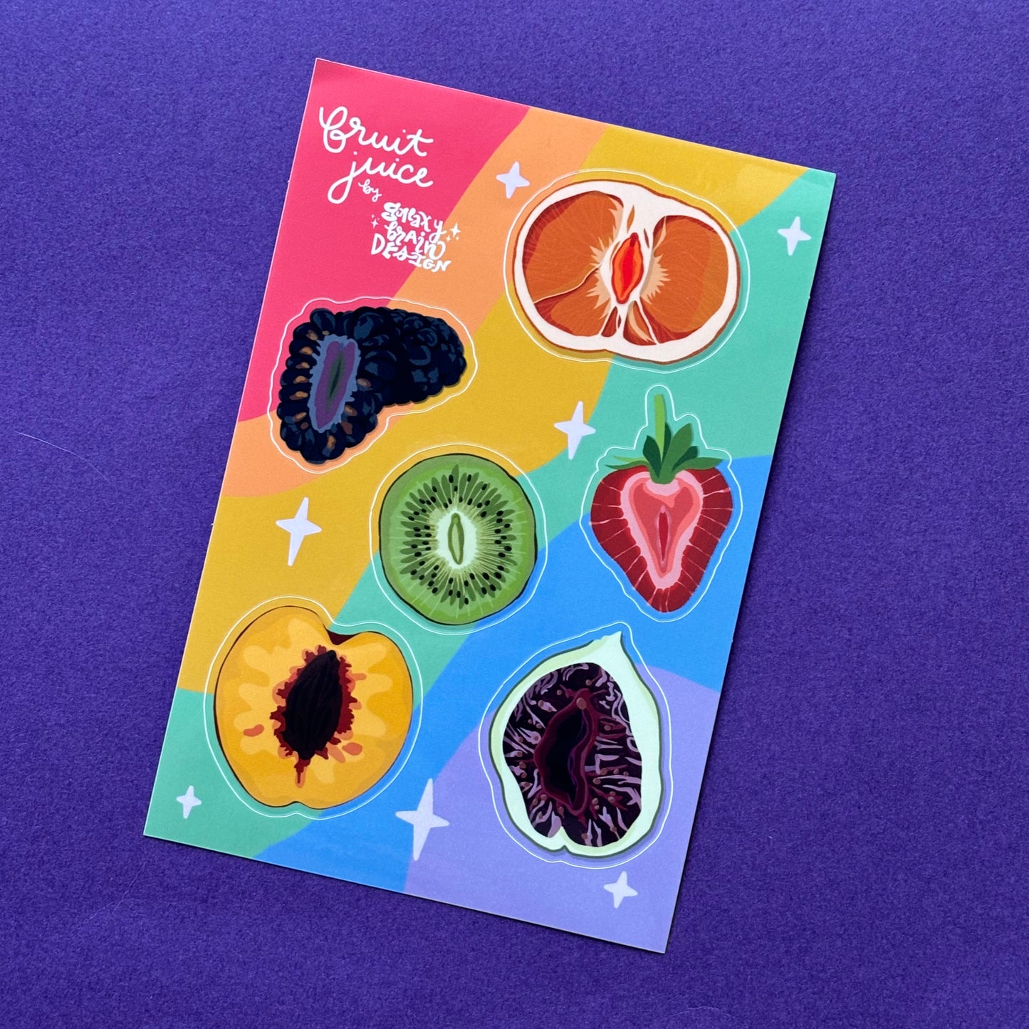 Fruit Juice Sticker Sheet
