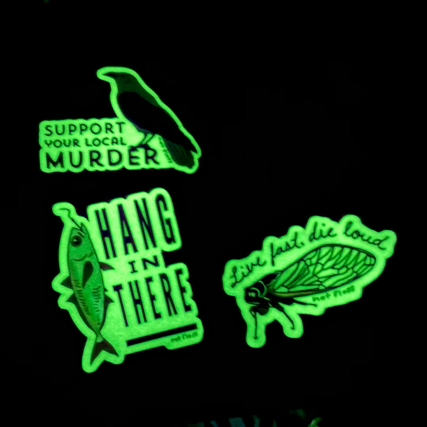 Hang in There Glow-in-the-Dark Sticker