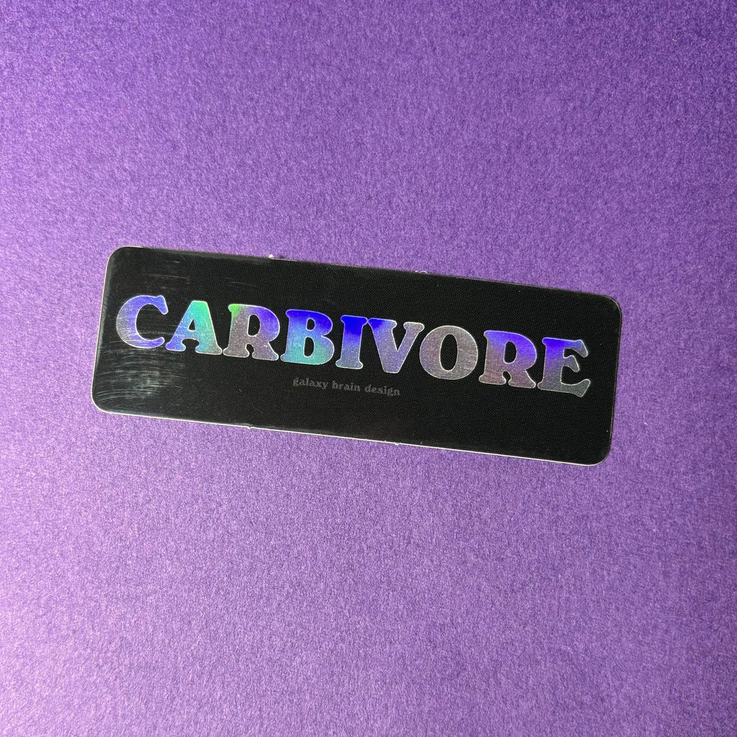 Carbivore Holo Sticker