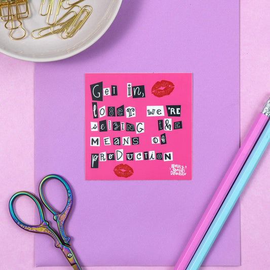 Mean Girl Marx Sticker