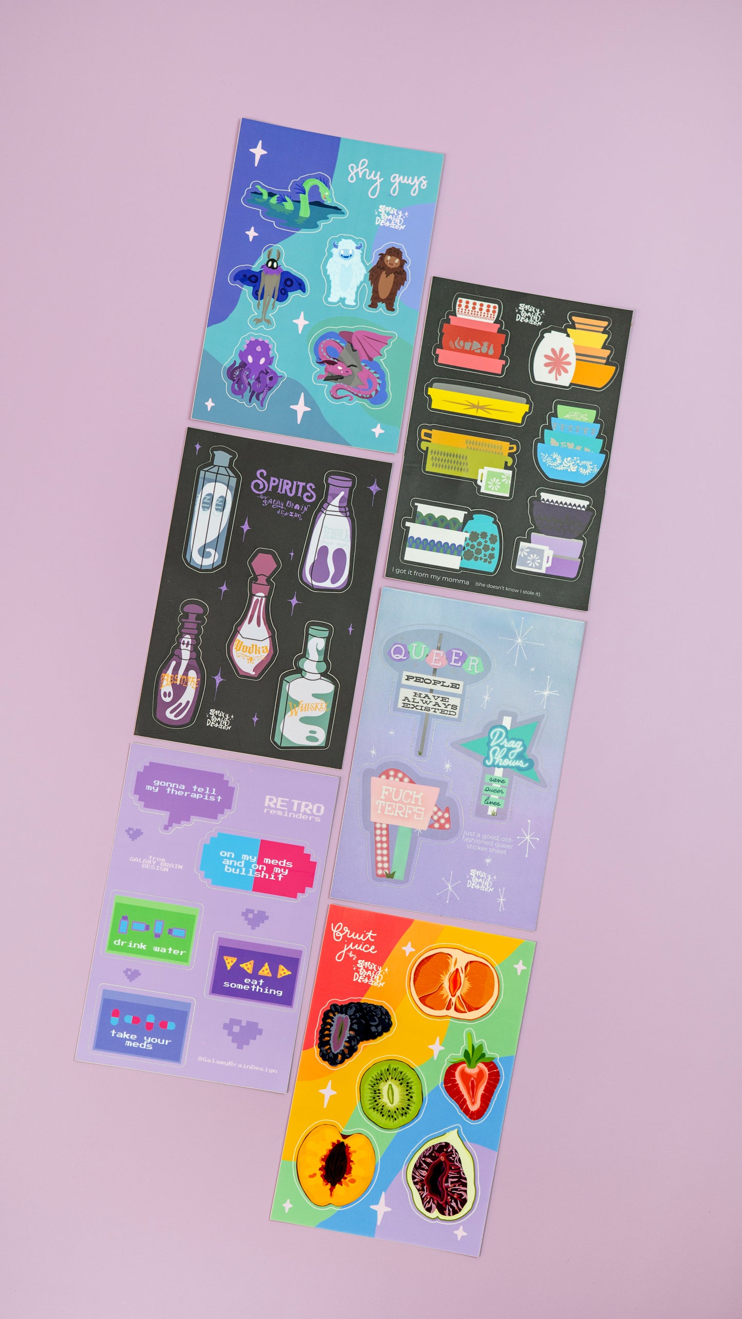 Shy Guys, Vol. 1 Sticker Sheet