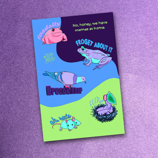 No, Honey, We Have Memes at Home Sticker Sheet