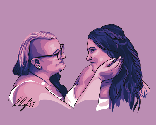 Color Blocked Portraits by Hot Floss