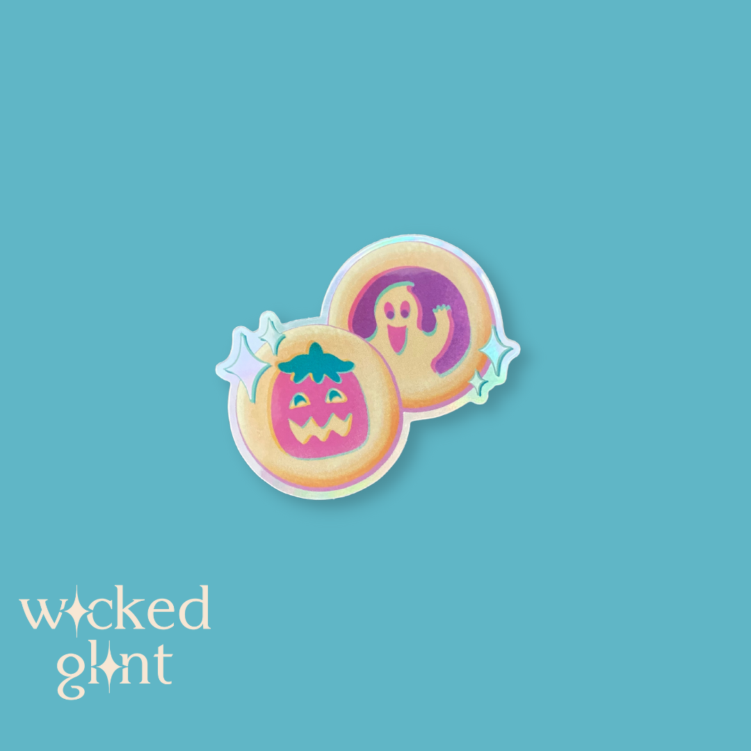 Spooky Cookies Holo Sticker