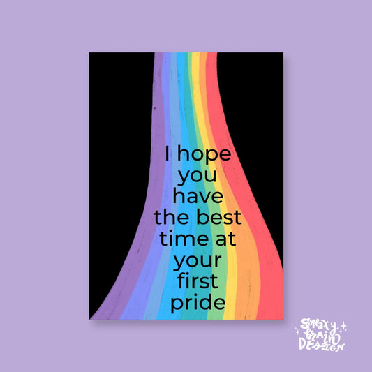 First Pride Greeting Card