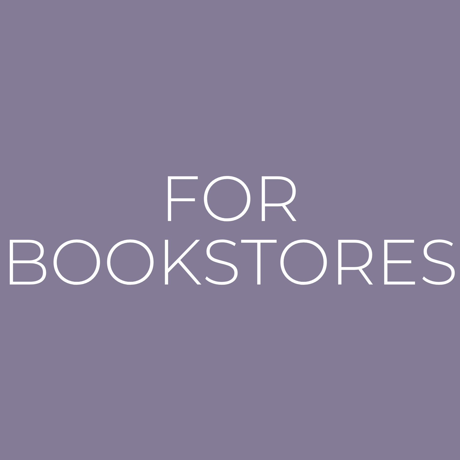 for bookstores