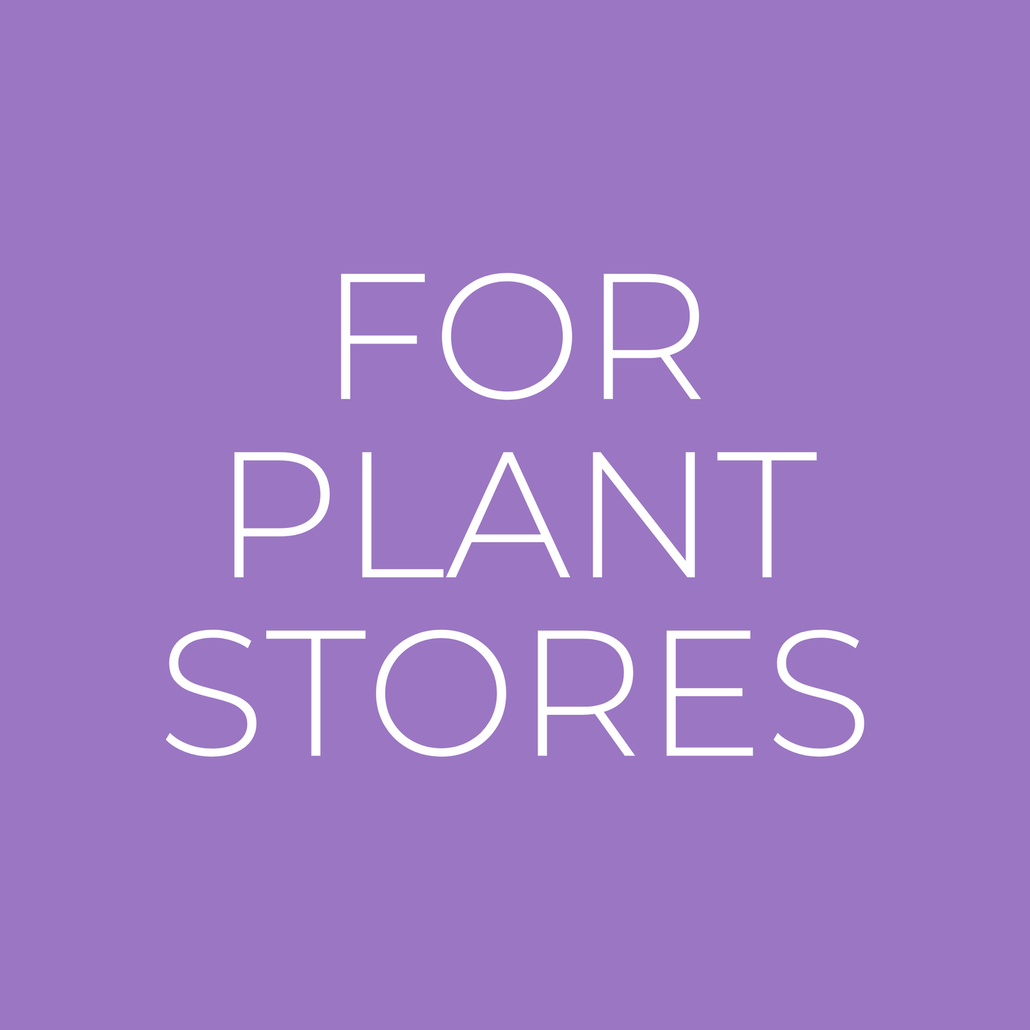 for plant shops
