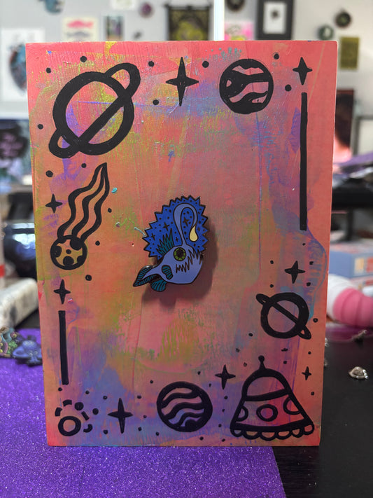 Anglerfish Enamel Pin