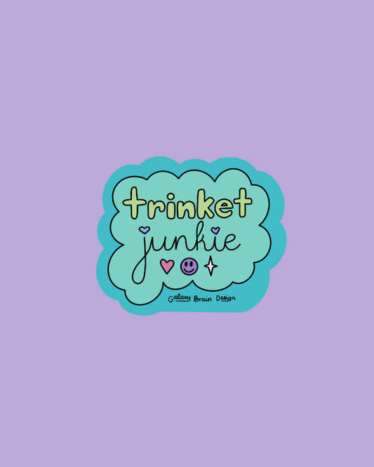 Trinket Junkie Sticker