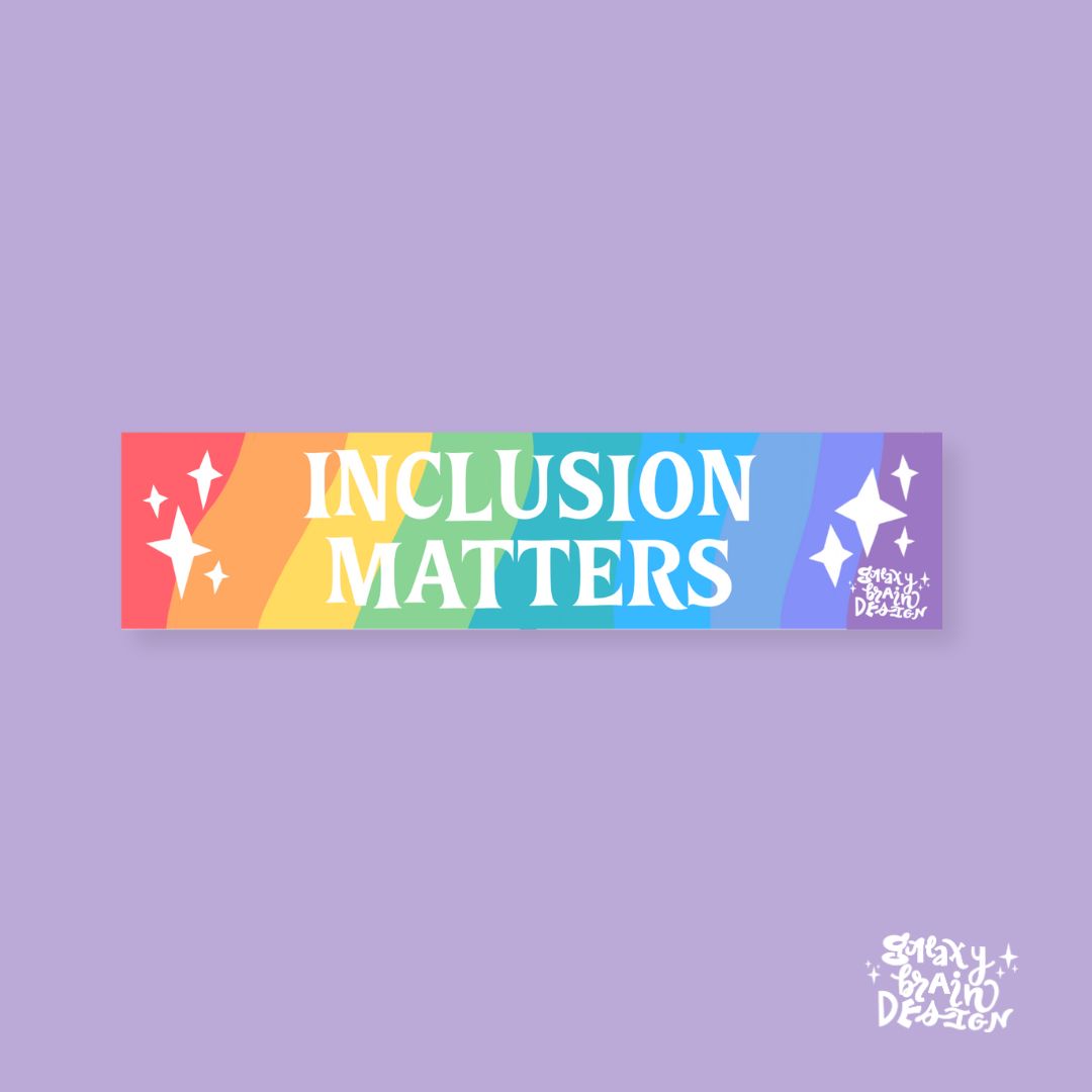 Inclusion Matters Smartphone Bumper Sticker