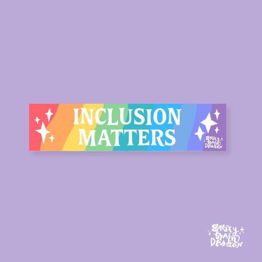 Inclusion Matters Smartphone Bumper Sticker