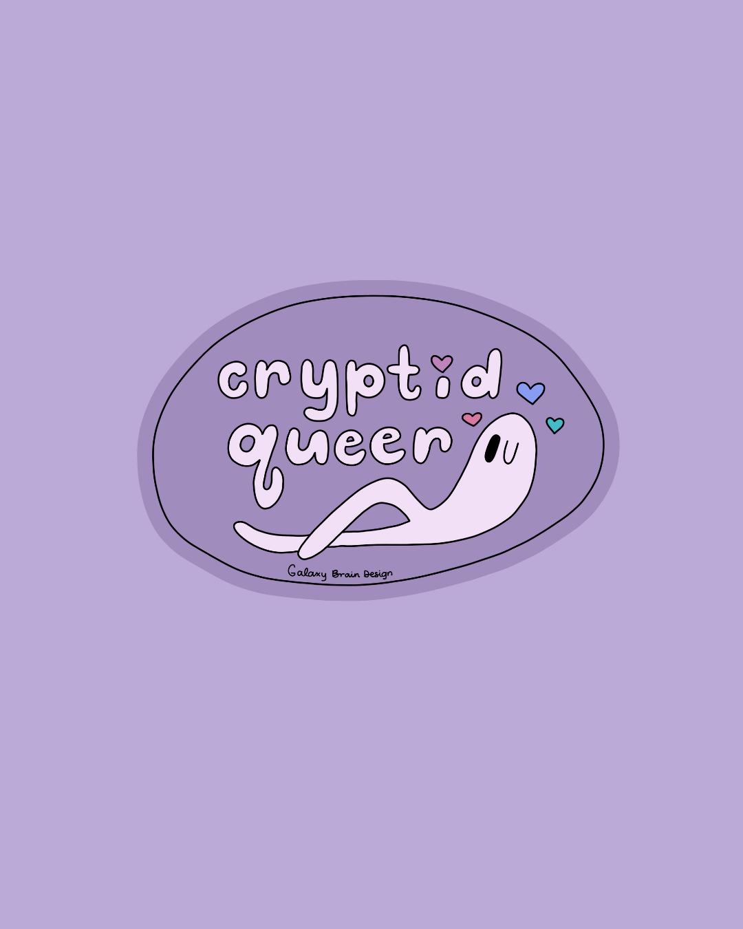 Cryptid Queer Sticker