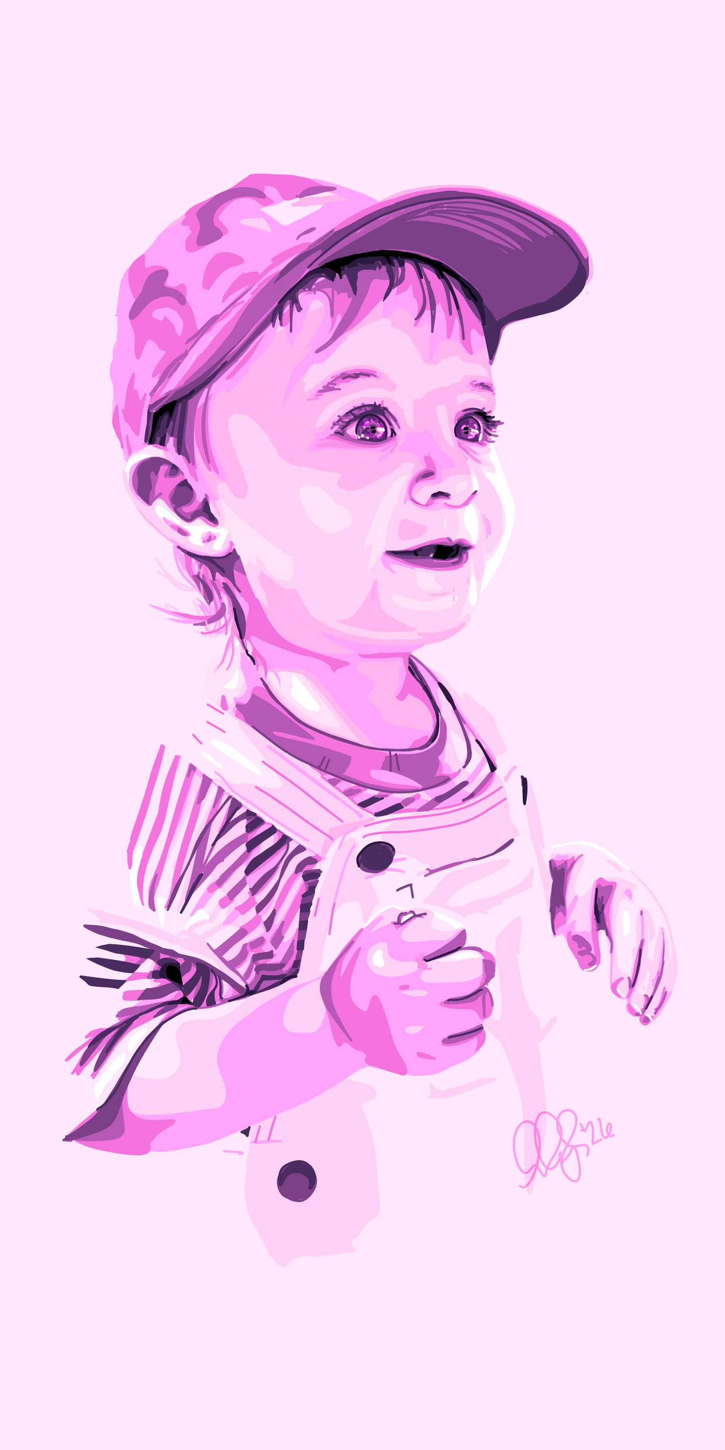 Color Blocked Portraits by Hot Floss DEPOSIT ONLY