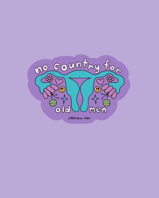 No Country for Old Men Sticker