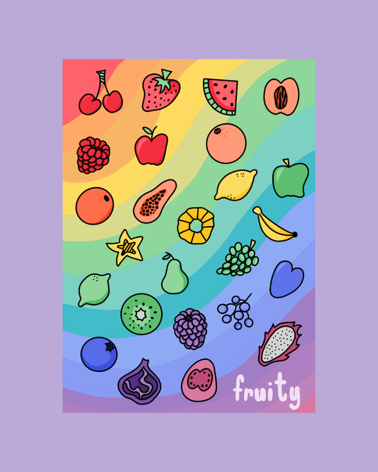 Fruity Sticker Sheet