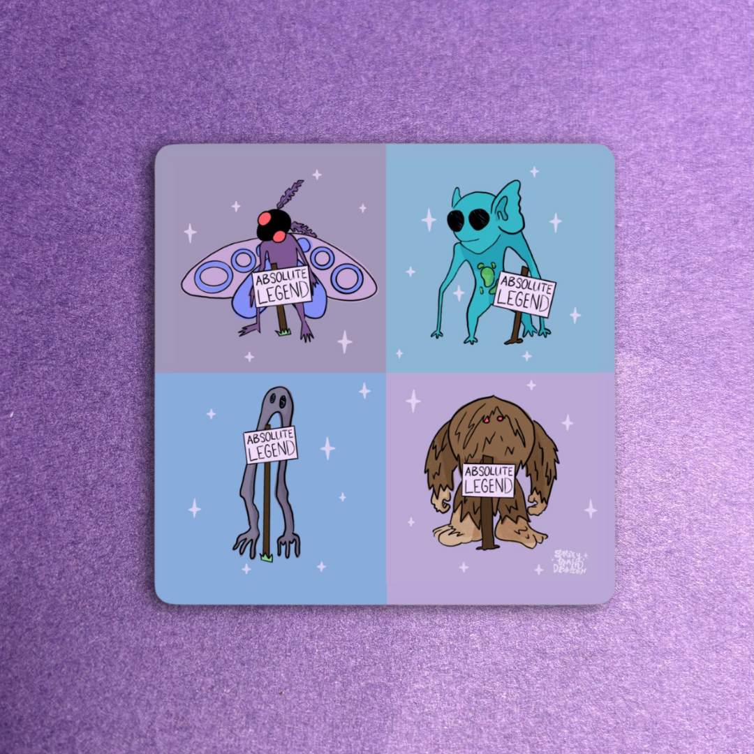 Absolute Legend Magnet – Galaxy Brain Design