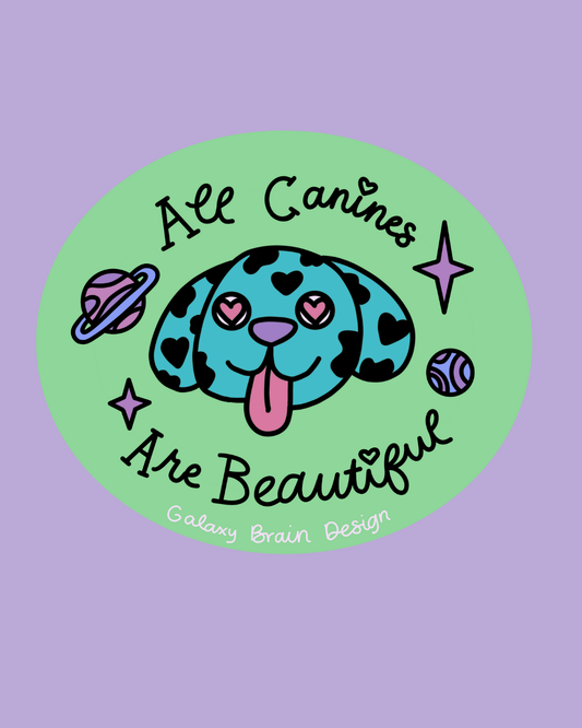 All Canines Are Beautiful (ACAB) Sticker