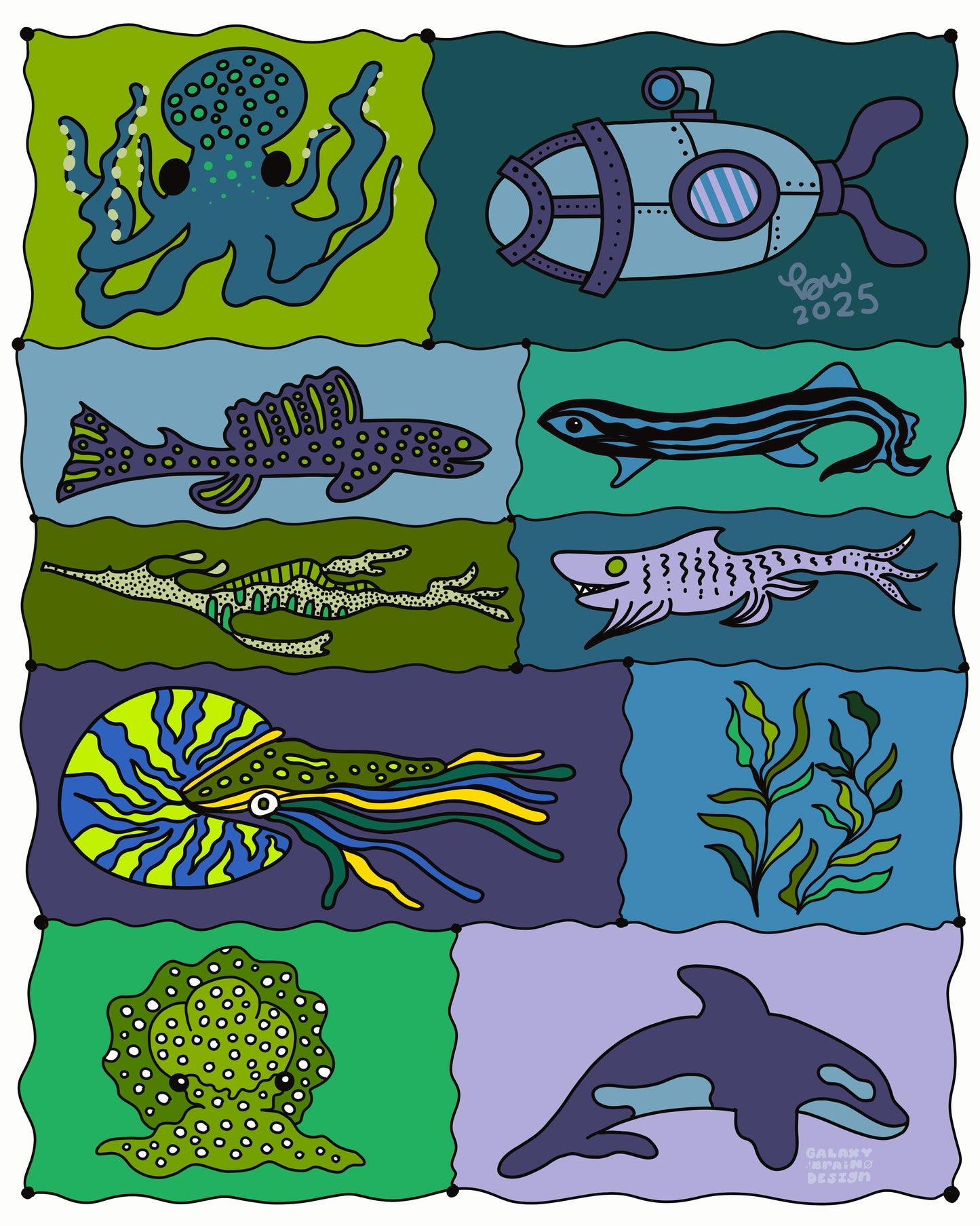 Ocean Print