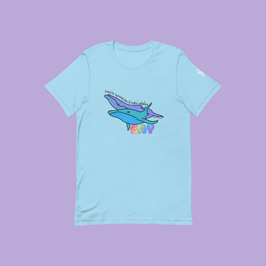 Gay Whales Unisex t-shirt