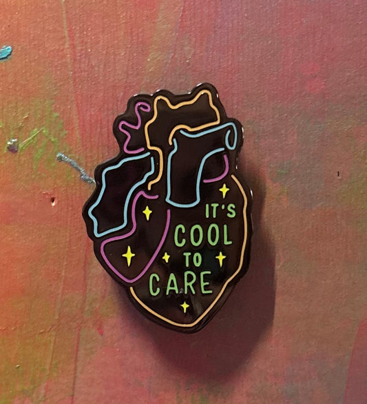 Cool to Care Enamel Pin