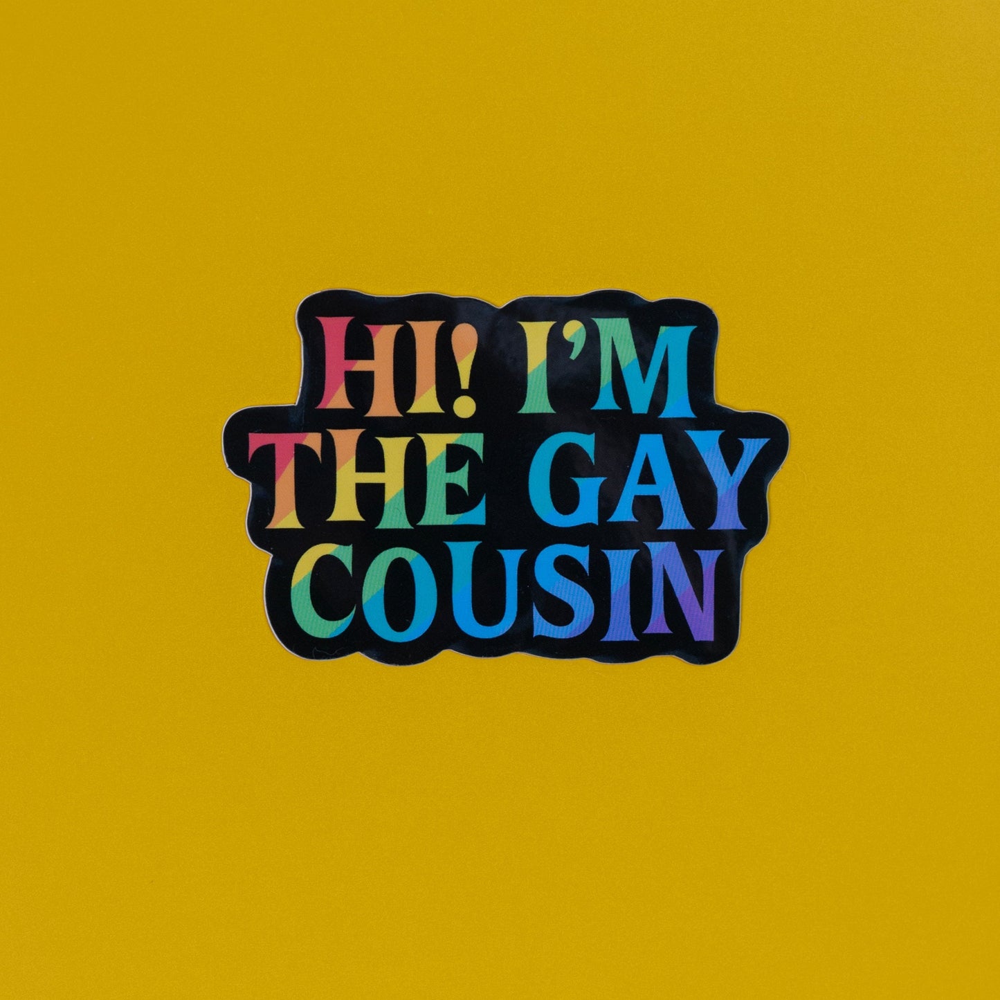 Gay Cousin Sticker