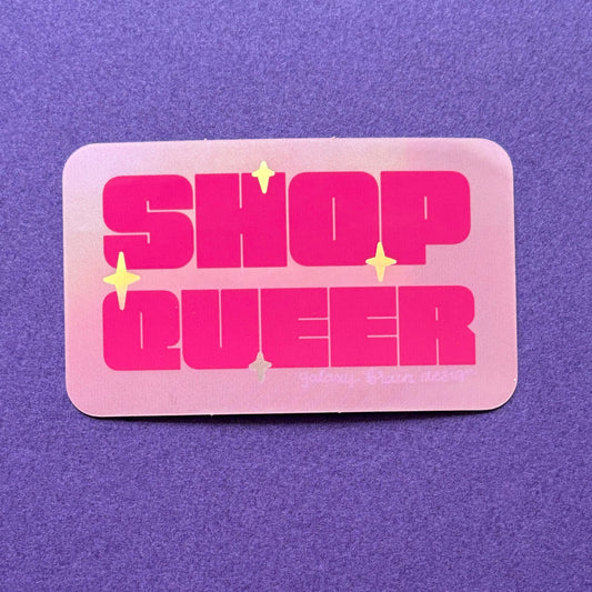 Shop Queer Holo Sticker