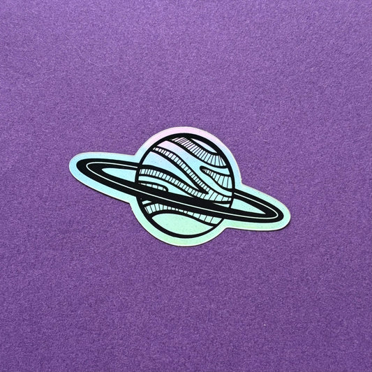 Planet Holo Sticker