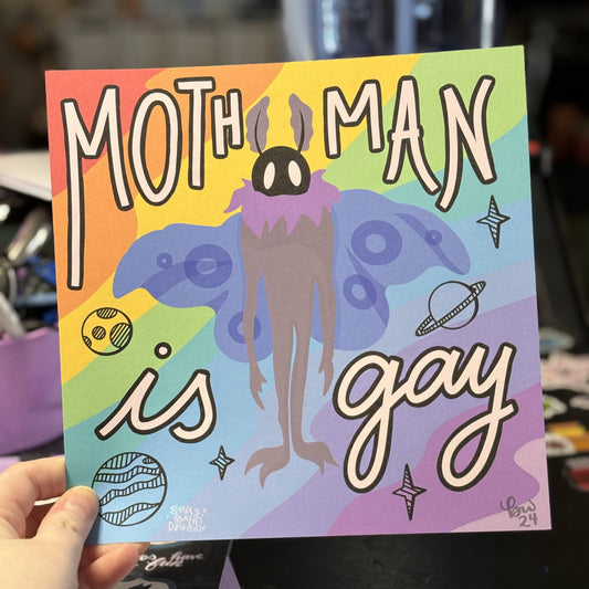 Mothman is Gay Print