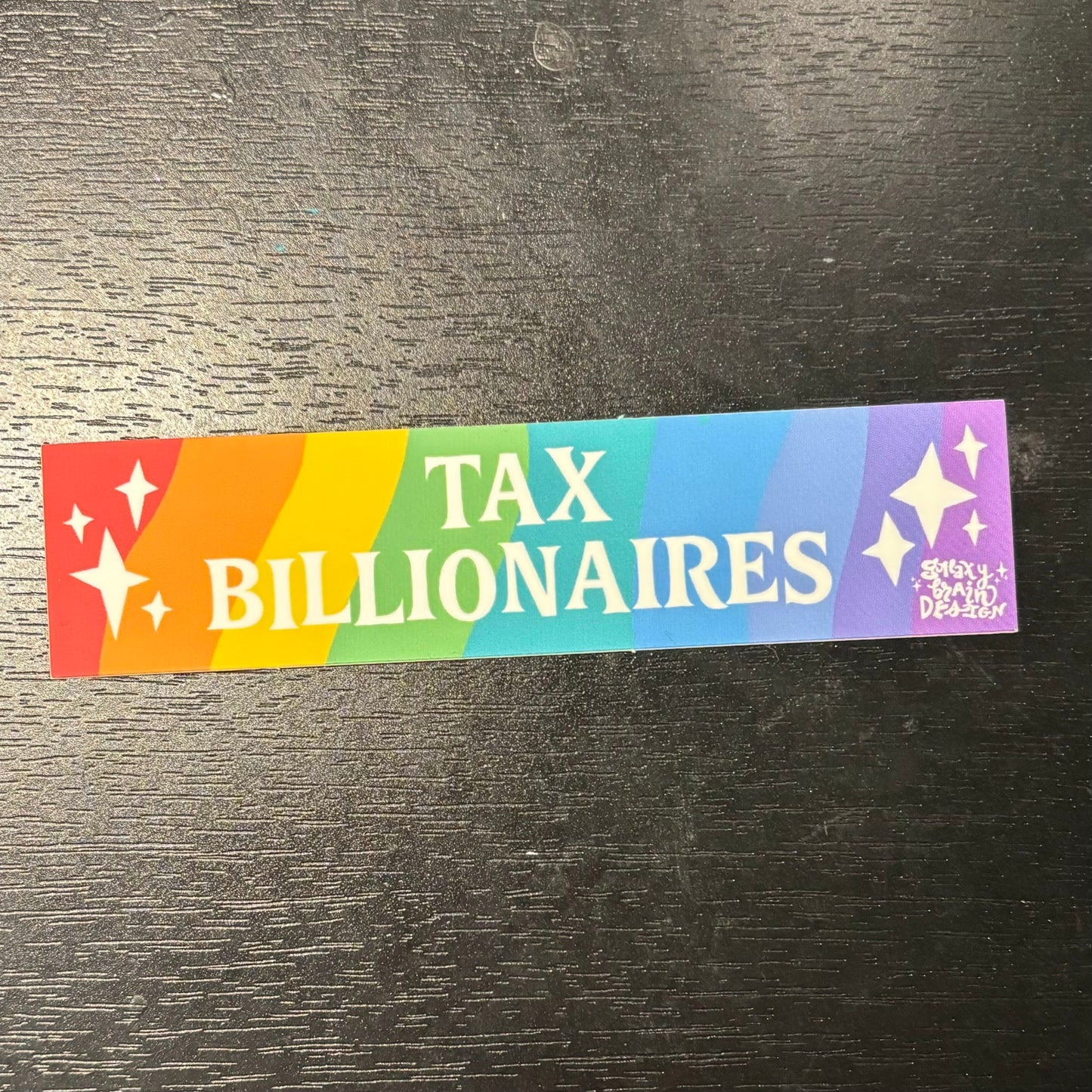 Tax Billionaires Smartphone Bumper Sticker