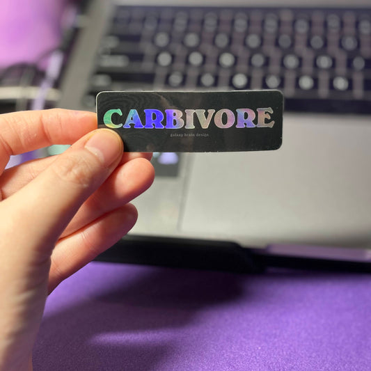 Carbivore Holo Sticker