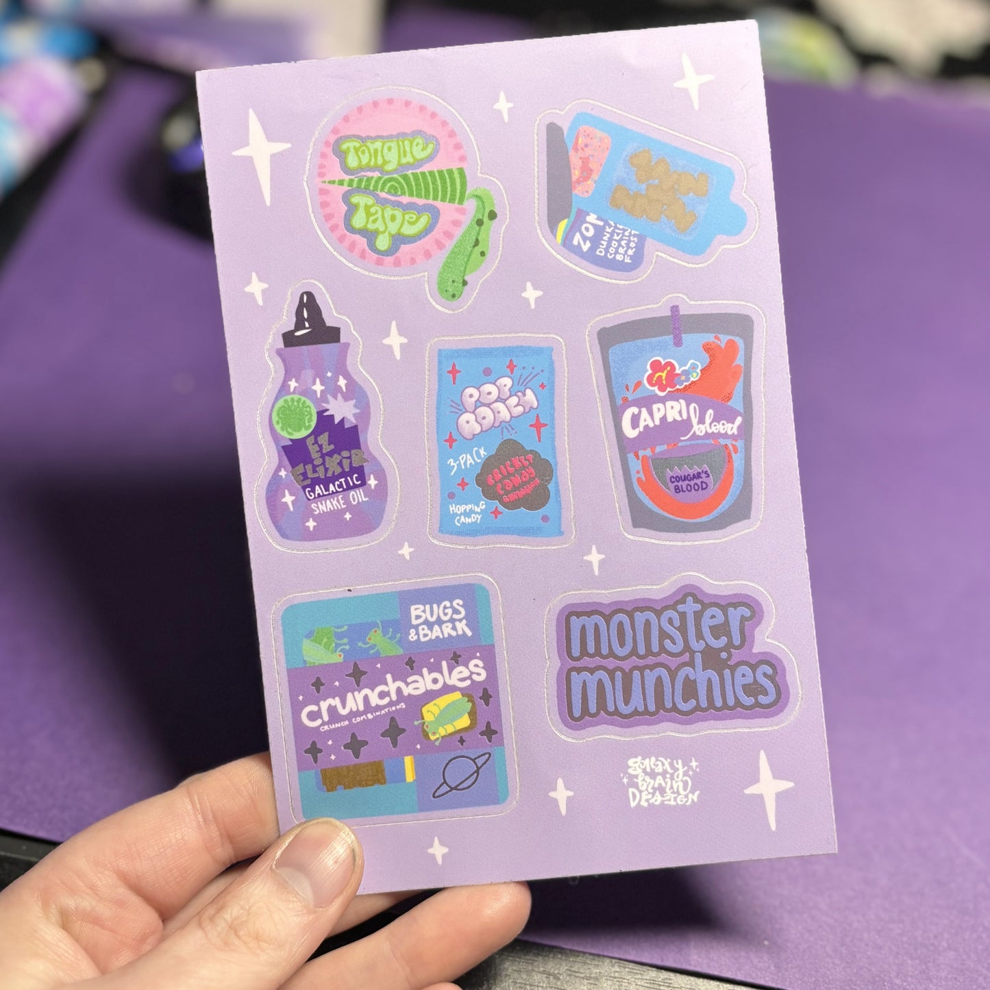 Monster Munchies Sticker Sheet