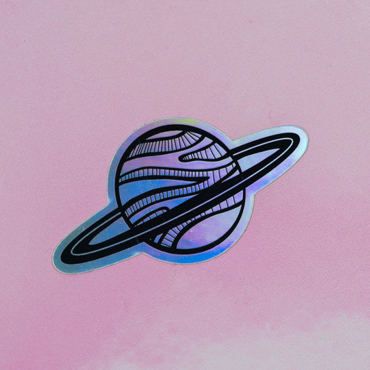 Planet Holo Sticker