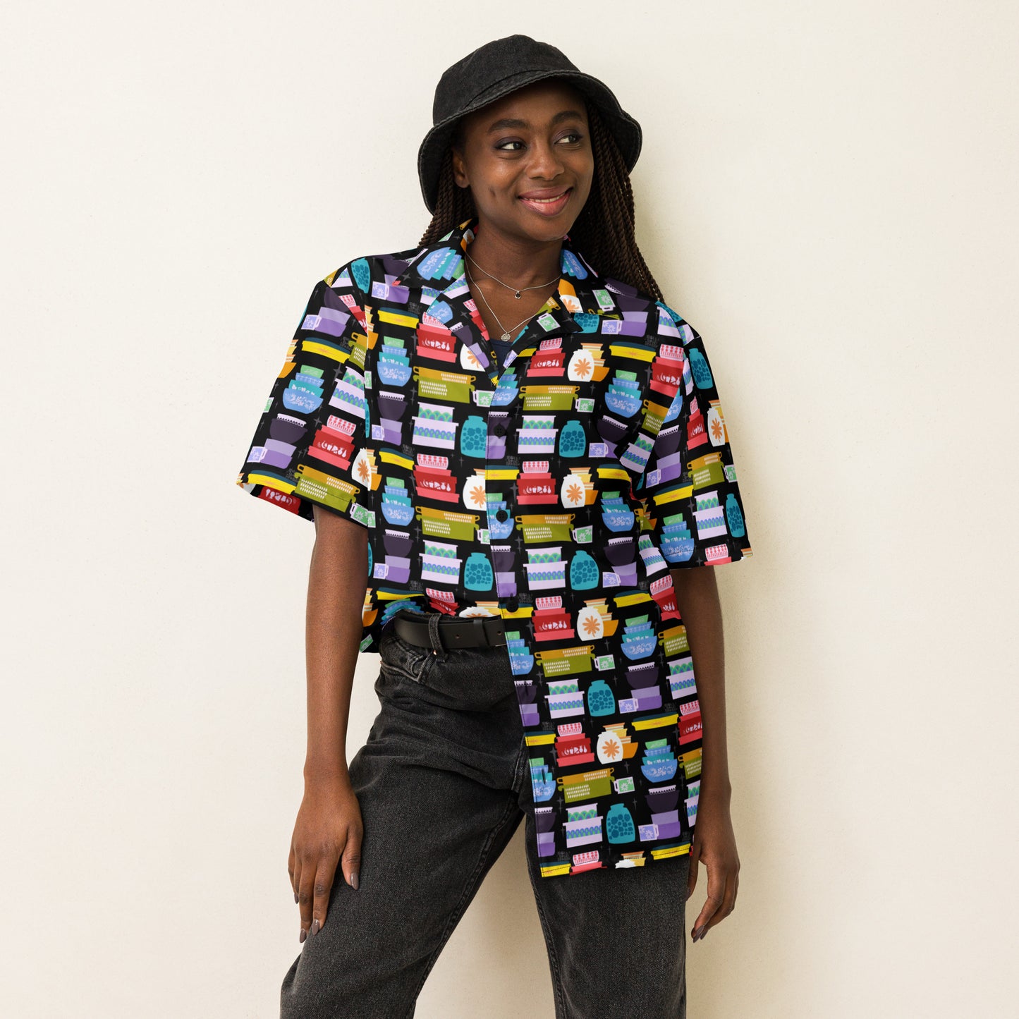 Pyrex Unisex button shirt