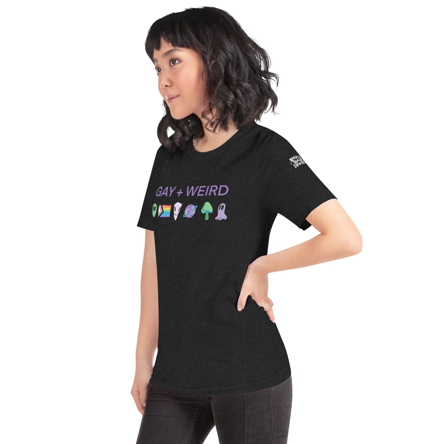 Gay + Weird Unisex t-shirt