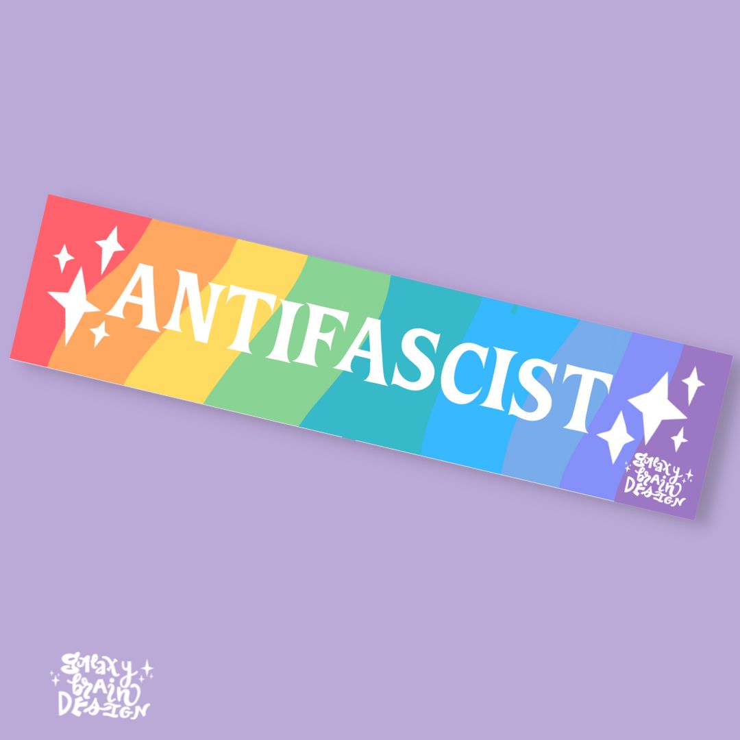 Antifa Smartphone Bumper Sticker