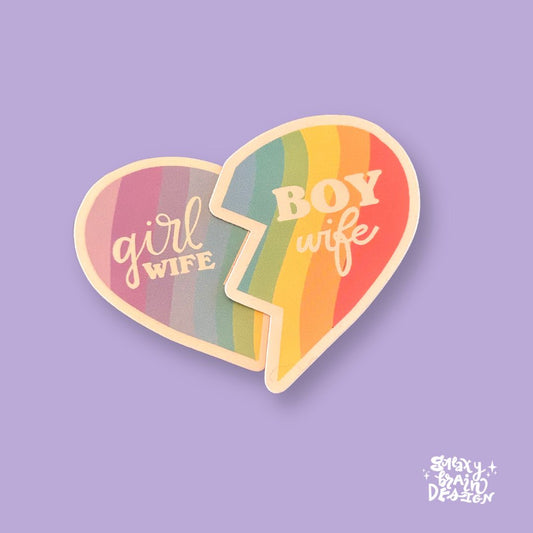 Girl Wife Holo Sticker