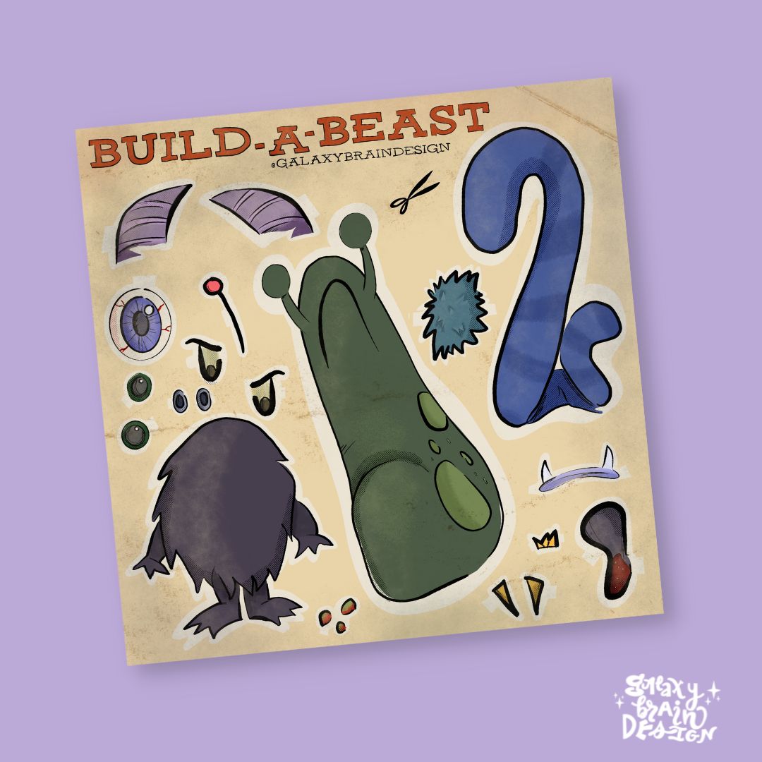 Build-A-Beast Print